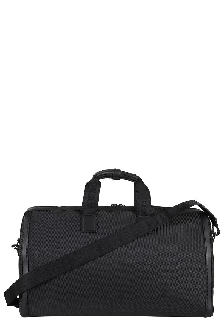 Boss Polyester Travel Holdall With Gunmetal Accents