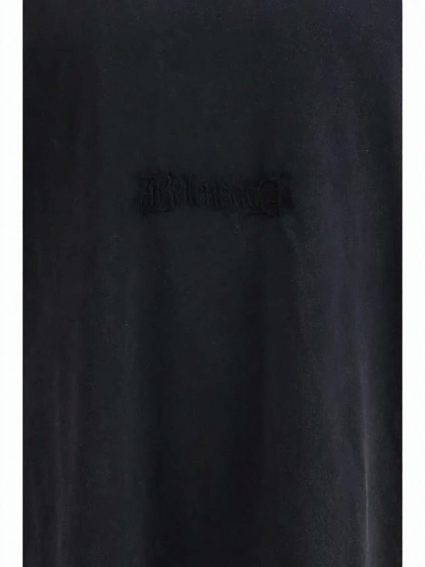 Balenciaga Relaxed Fit Short-Sleeved T-Shirt With Tonal Embroidery