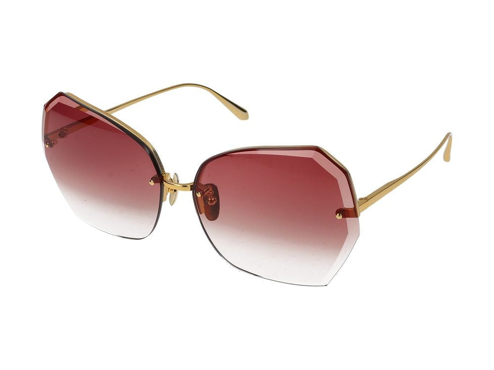 Linda Farrow Sunglasses Lfl1546 Lila C6 Yellow Gold/Light Gold 69/15/140