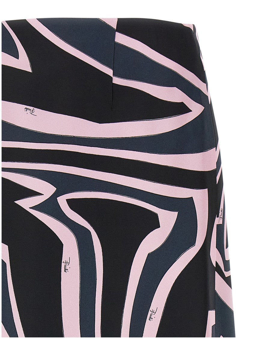 Emilio Pucci 'Labirinto' Print Skirt