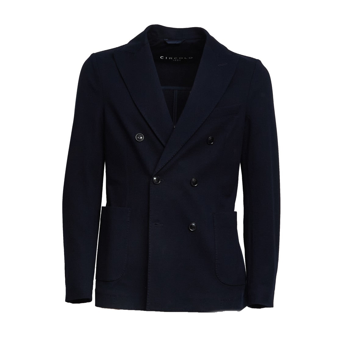 Circolo 1901 Premium Piquet Double-Breasted Blazer