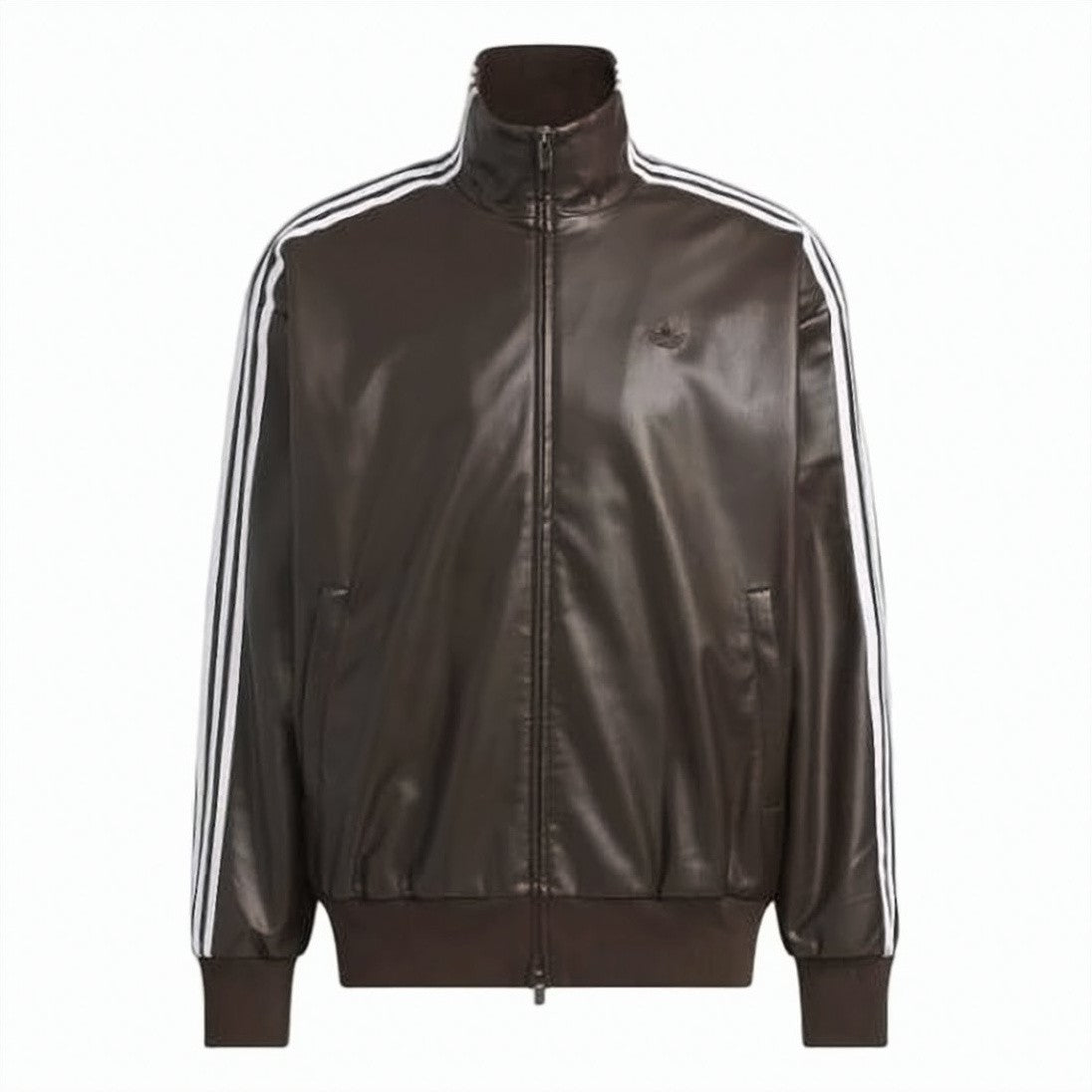Adidas Brown Outerwear With High Collar