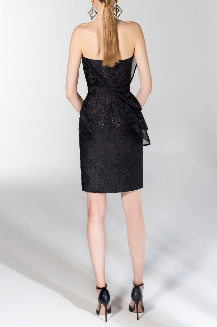 Saiid Kobeisy Brocade Short Dress