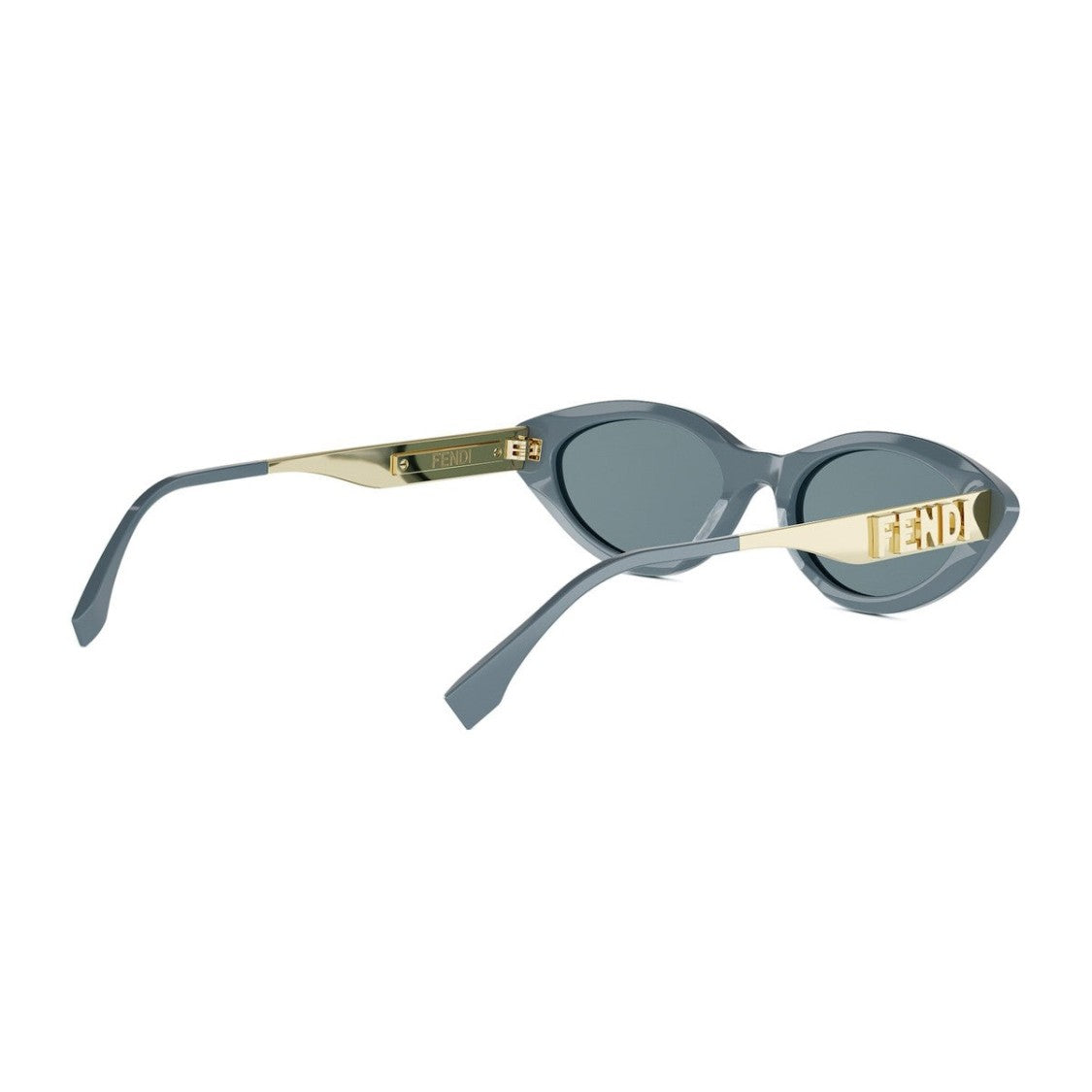 Fendi Grey Fendigraphy Acetate Cat-Eye Sunglasses