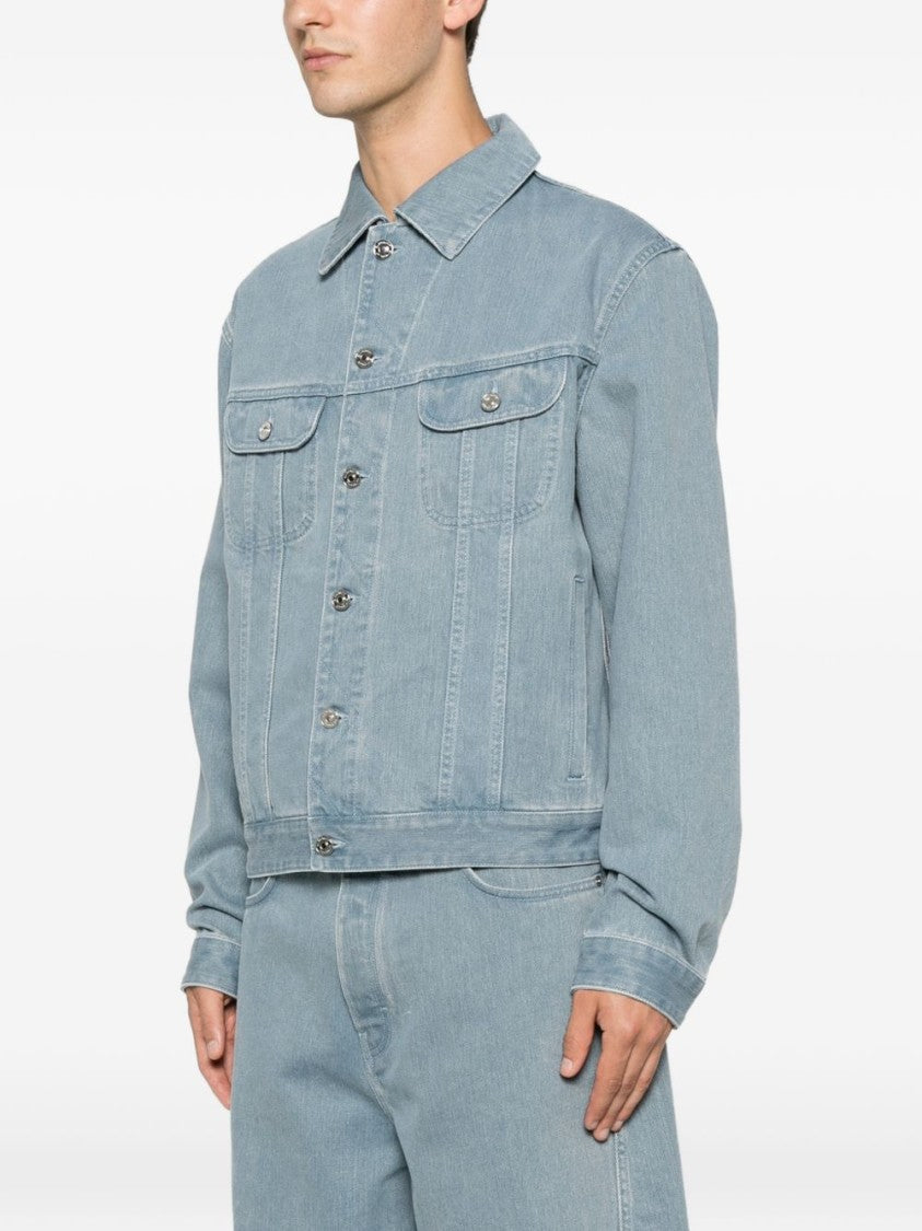 Givenchy Light Blue Structured Tailored Denim Jacket