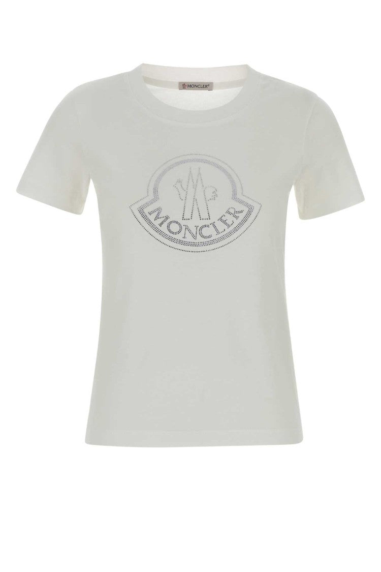 Moncler White Cotton T-Shirt