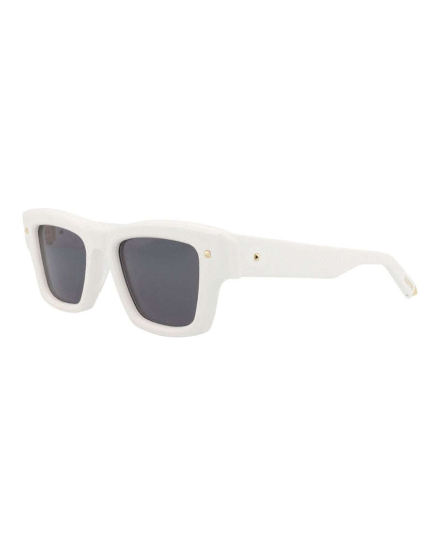 Valentino Square-Frame Recycled Acetate Sunglasses