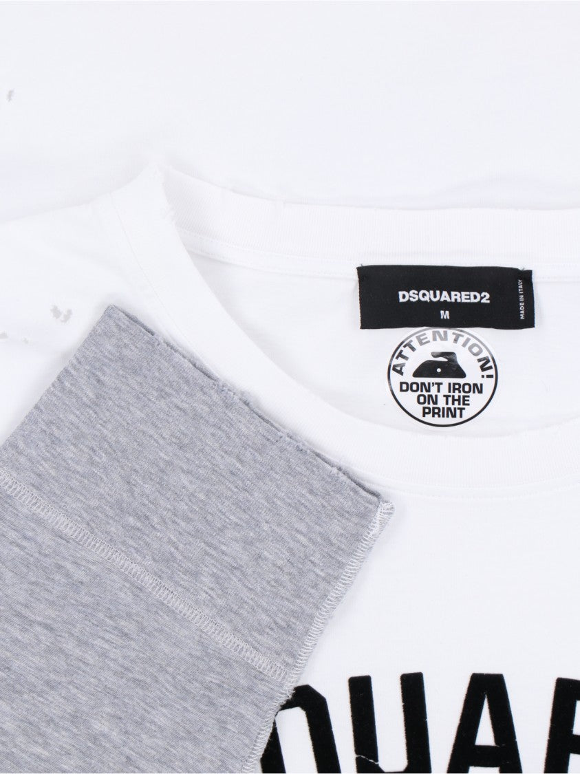 Dsquared2 Logo Print T-Shirt – White