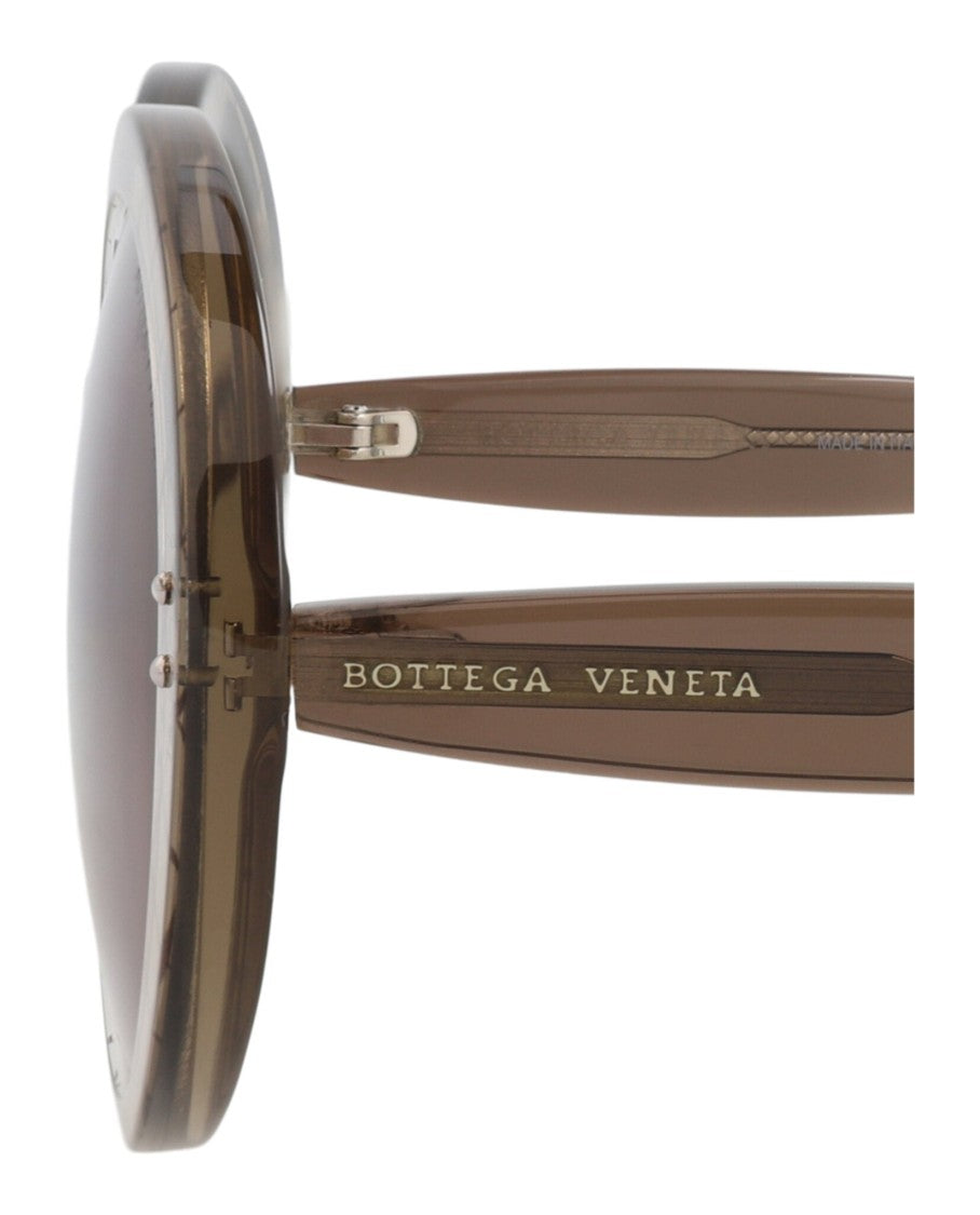 Bottega Veneta Round-Frame Acetate Sunglasses