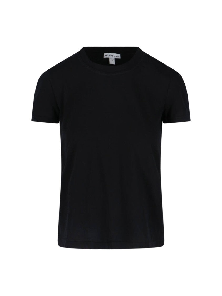 James Perse Black Classic Soft Cotton T-Shirt