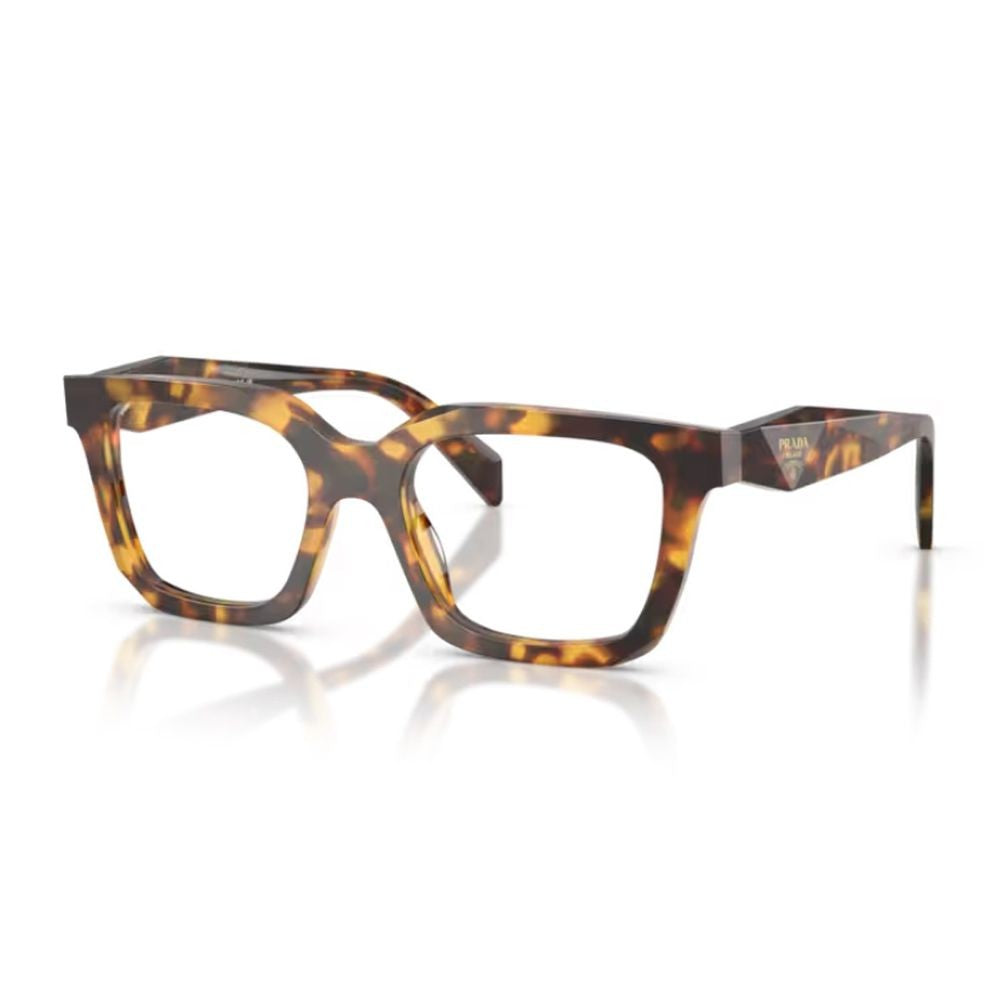 Prada Pr C08v Square Honey-Tortoiseshell Acetate Optical Frame