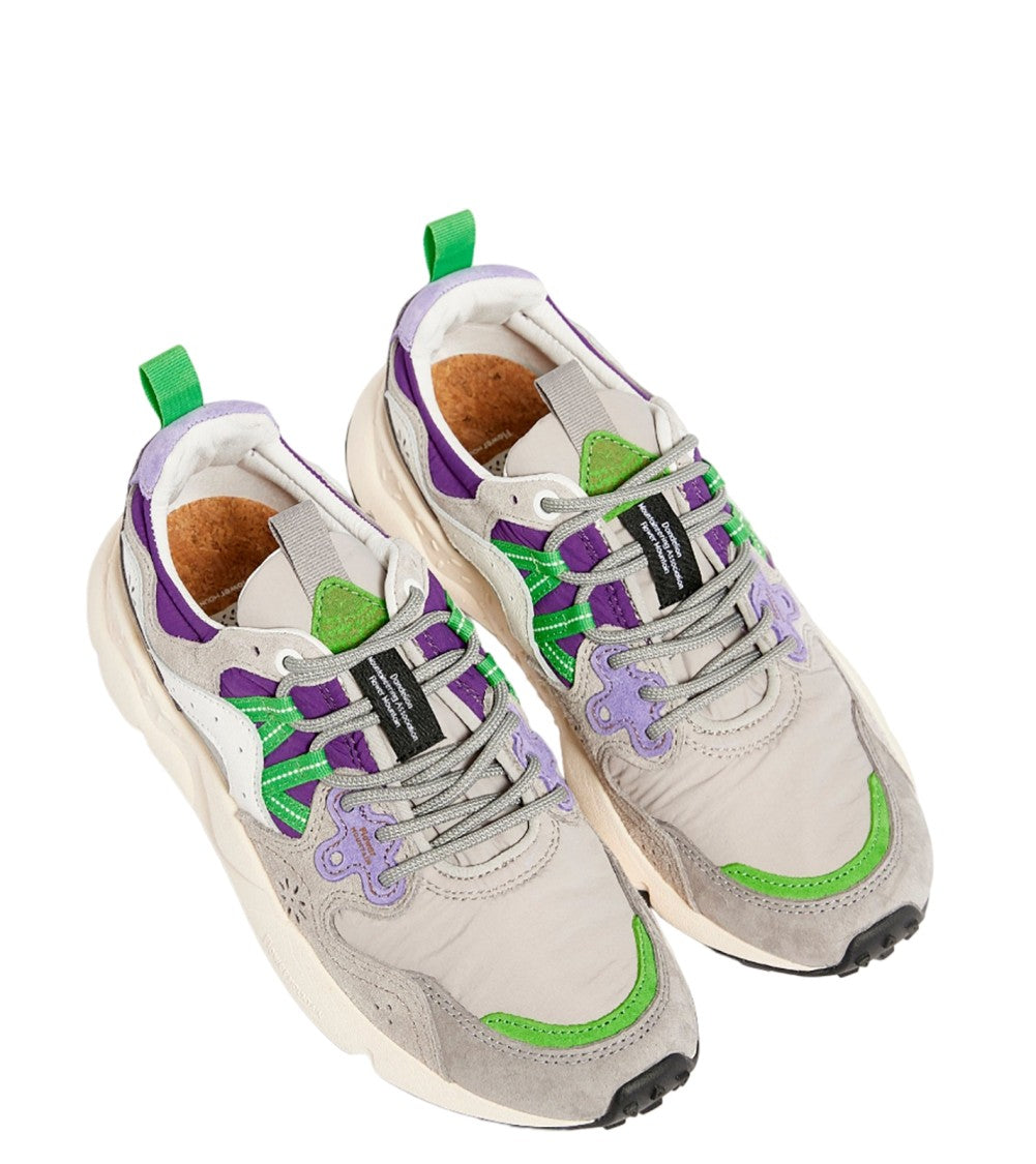 Flower Mountain Layered Neutral Chunky Sneakers