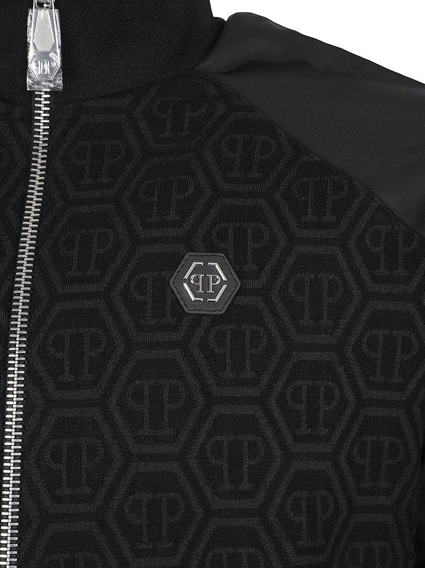 Philipp Plein Black Casual Jacket