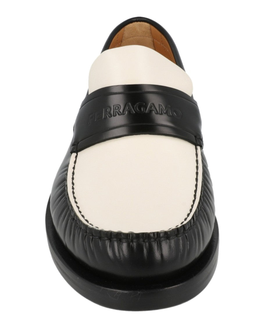 Ferragamo Fillmore Embossed Moccasin Loafers - Extra Wide Width