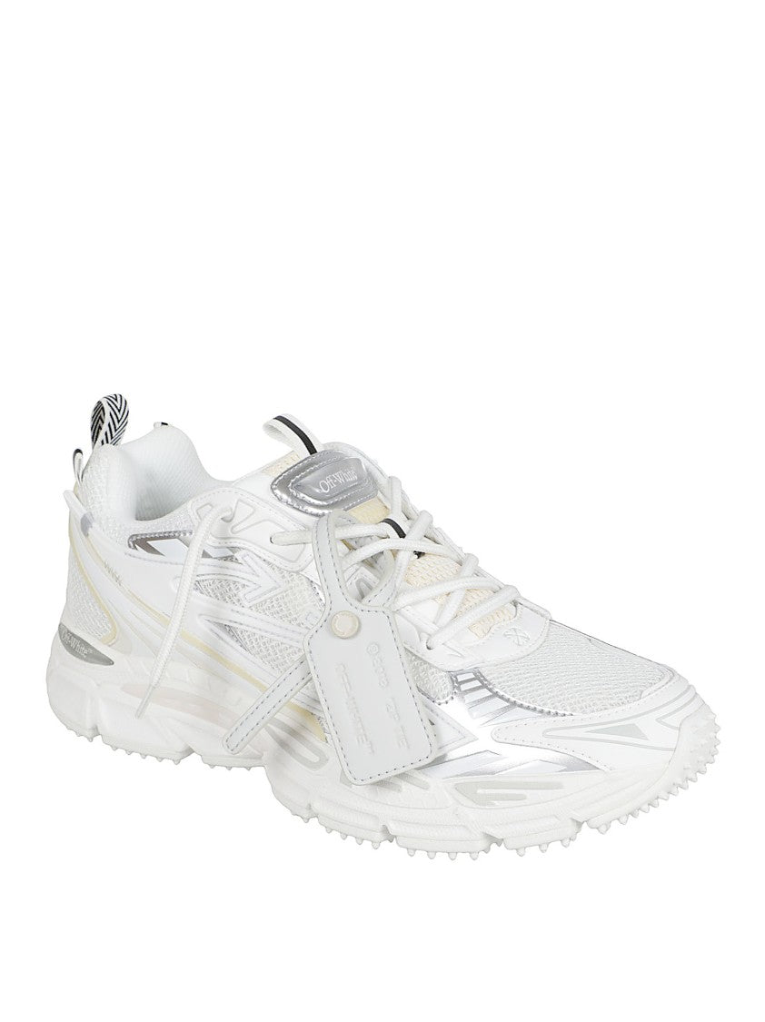 Off-White Chunky Sole Sneakers With Reflective Accents