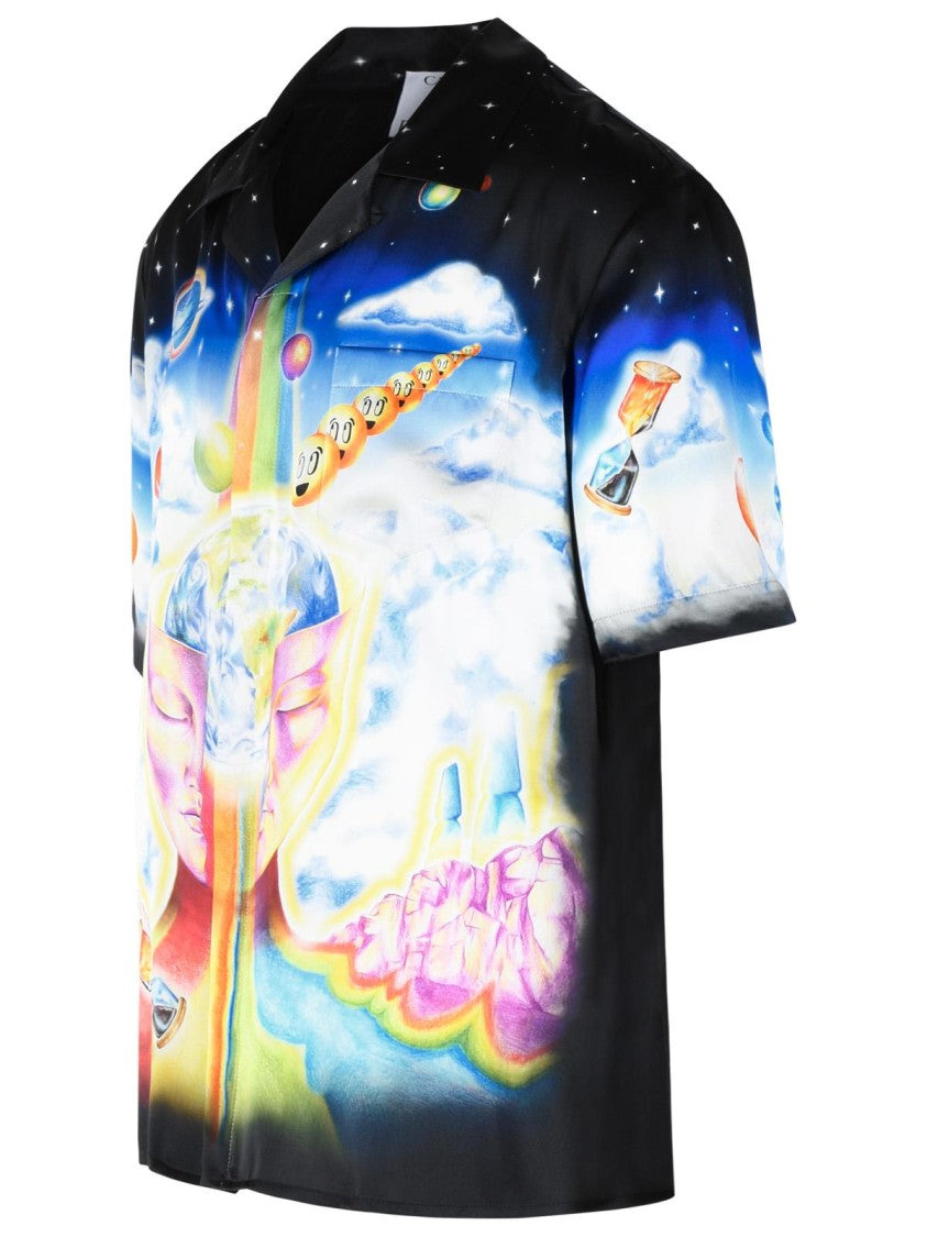 Casablanca 'The Essential Experience' Black Silk Shirt