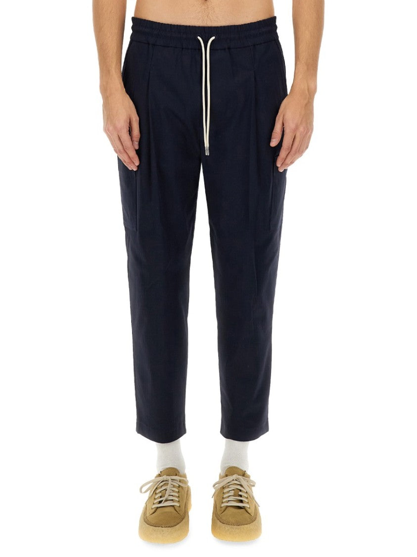 Drôle De Monsieur Relaxed Fit Cropped Cargo Pants