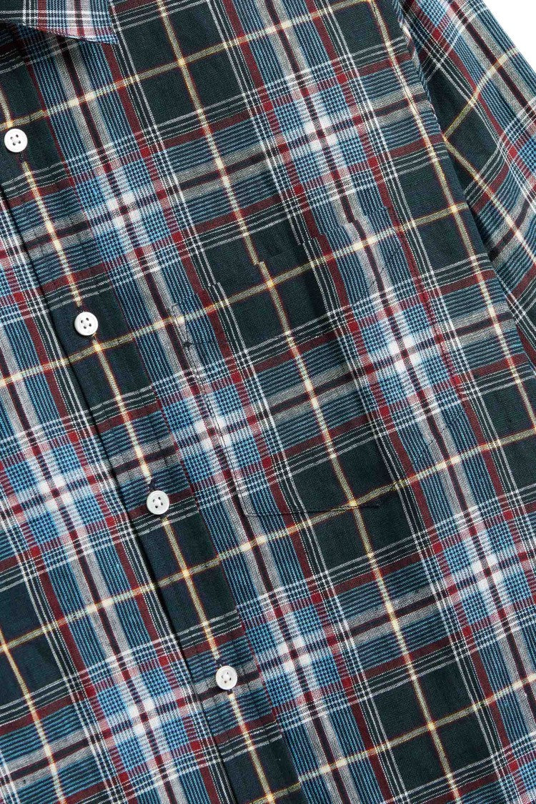 Portuguese Flannel Madras Pure Linen Casual Shirt