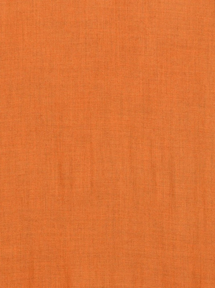 Faliero Sarti Finely Woven Cashmere Scarf In Orange