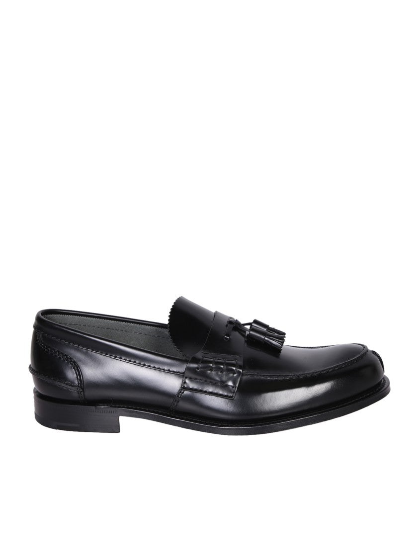 Church's Black Leather Loafers