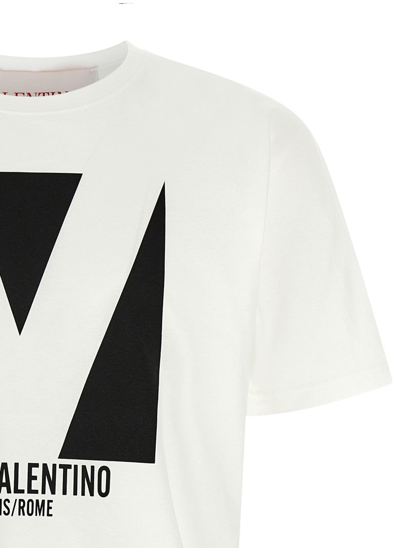 Valentino Garavani Cotton T-Shirt With Front Print