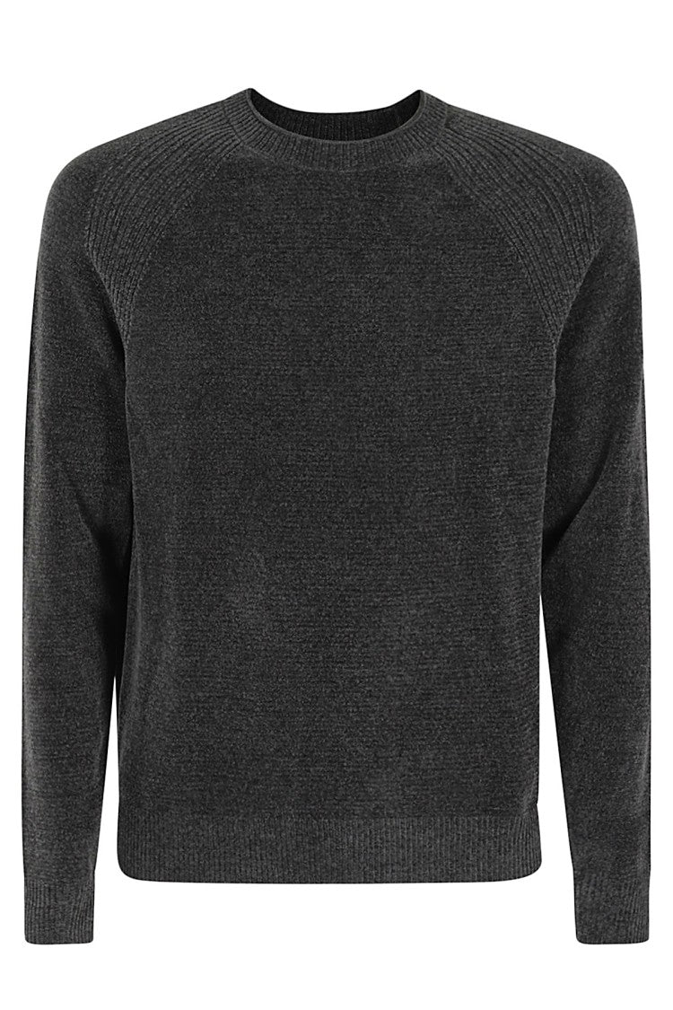 Rrd Forest Green Raglan Velvet Chenille Pullover Sweater