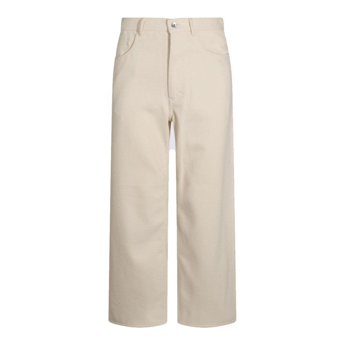 Auralee High-Waist Textured Straight-Leg Pants