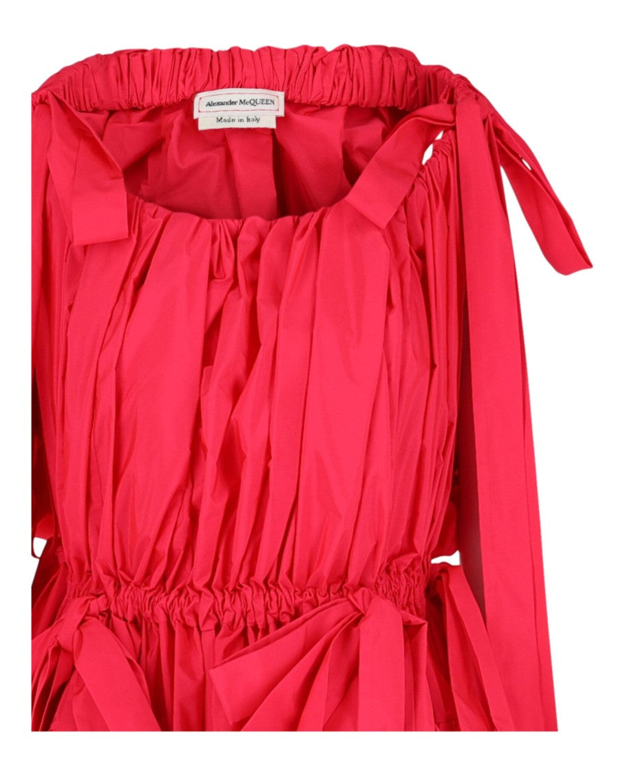 Alexander Mcqueen Bow Mini Dress