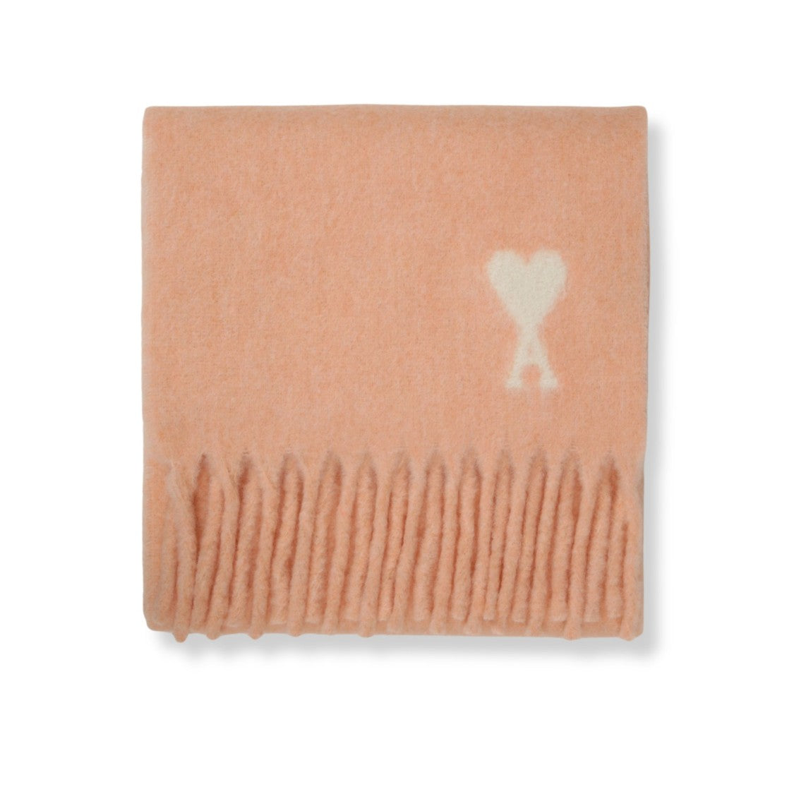 Ami Fringed Alpaca-Blend Scarf