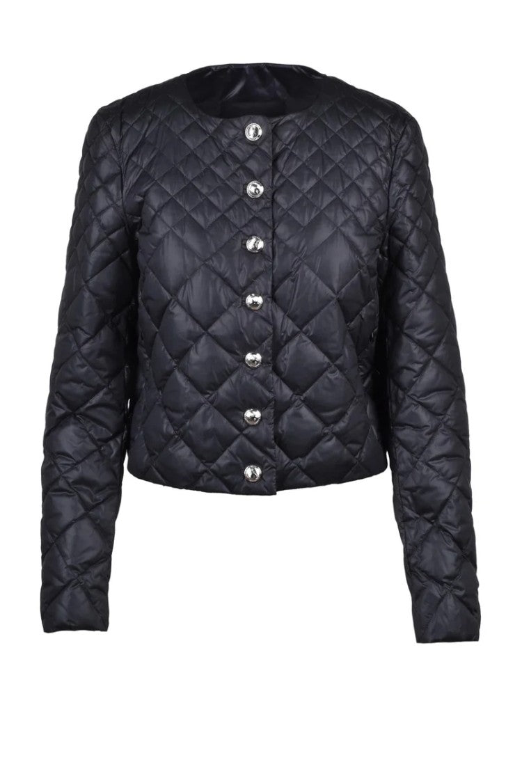 Patrizia Pepe Quilted Jacket - Black