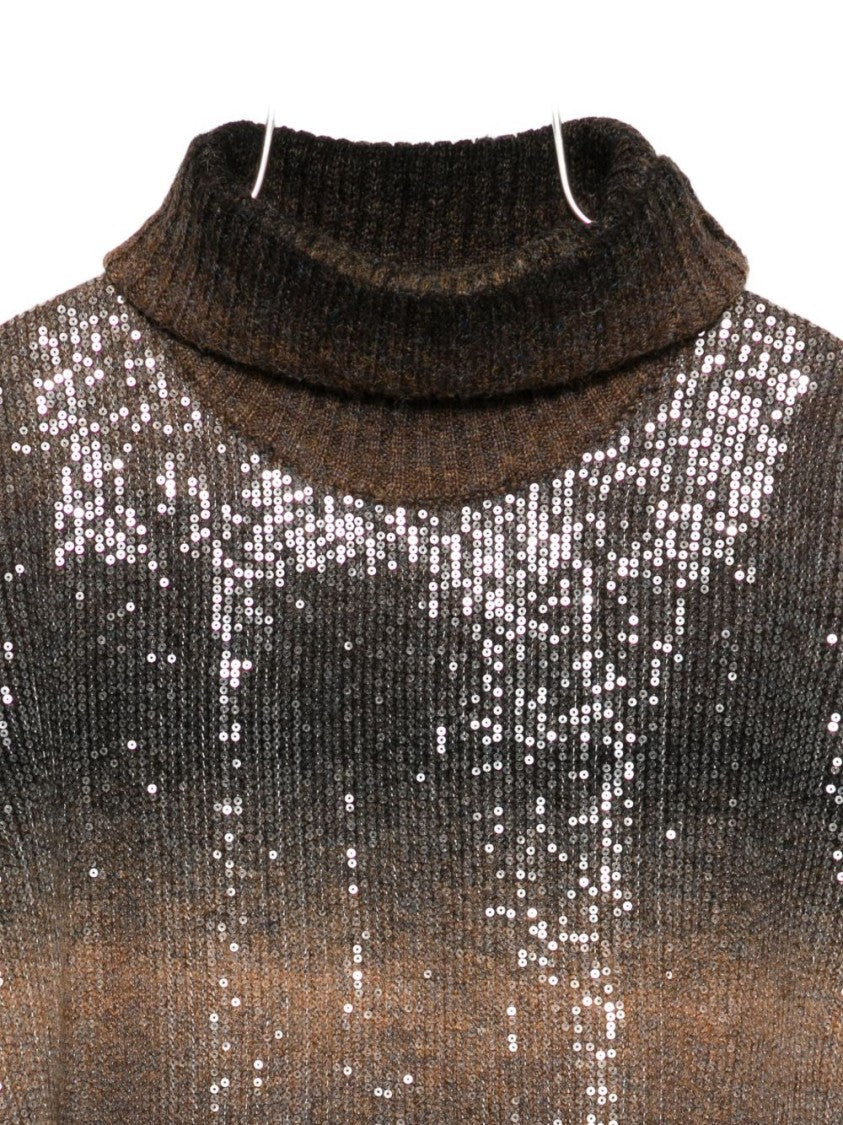 Liu Jo Gradient Sequin Knit Top