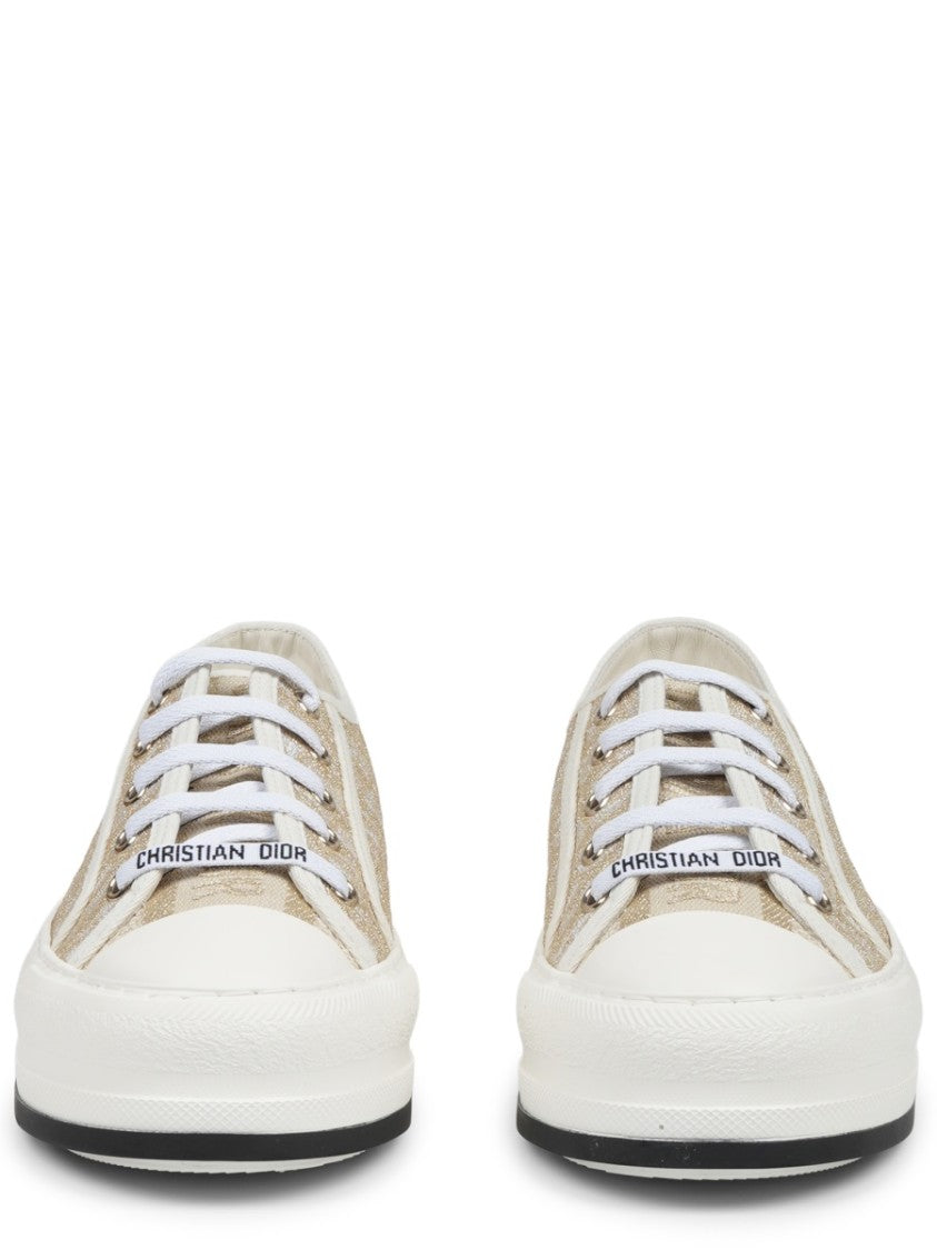 Dior Low-Top Logo Canvas Sneakers