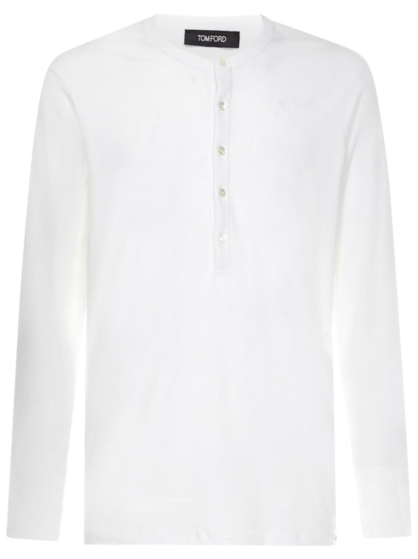 Tom Ford Long-Sleeved Henley T-Shirt