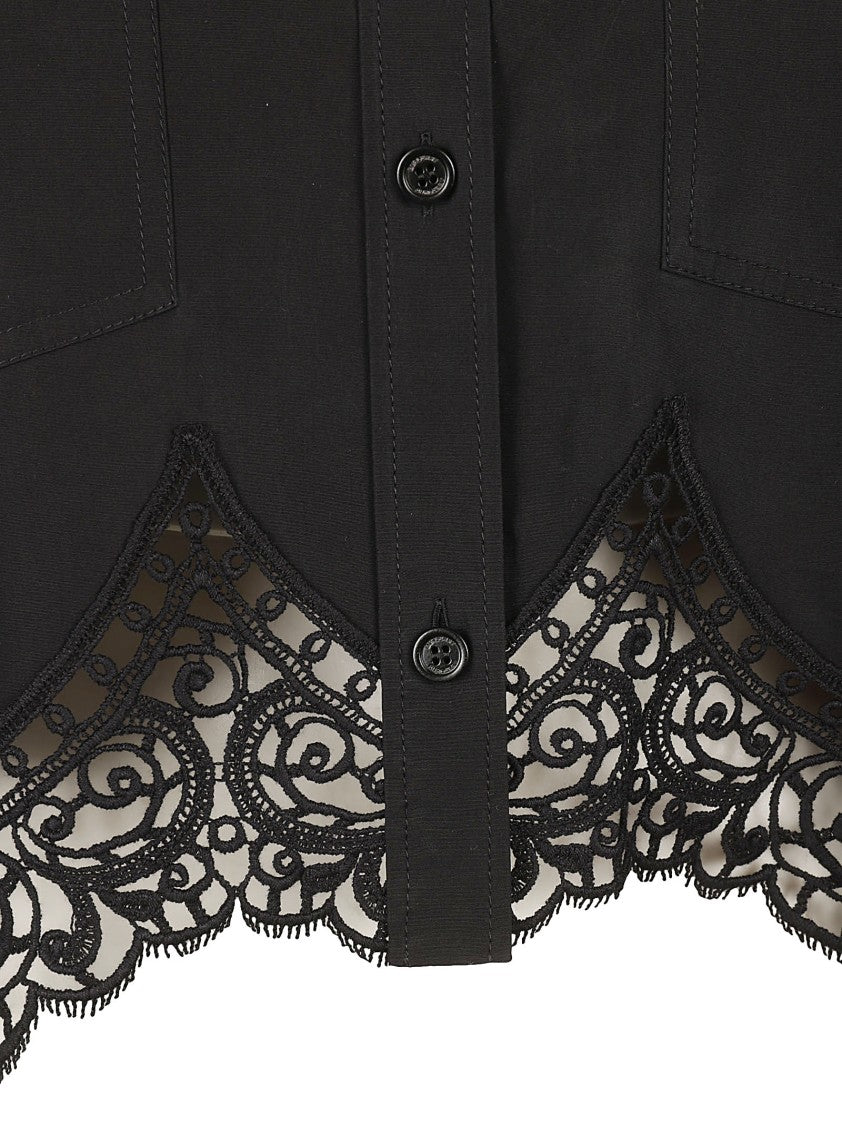 Burberry Tailored Black Cotton Shirt