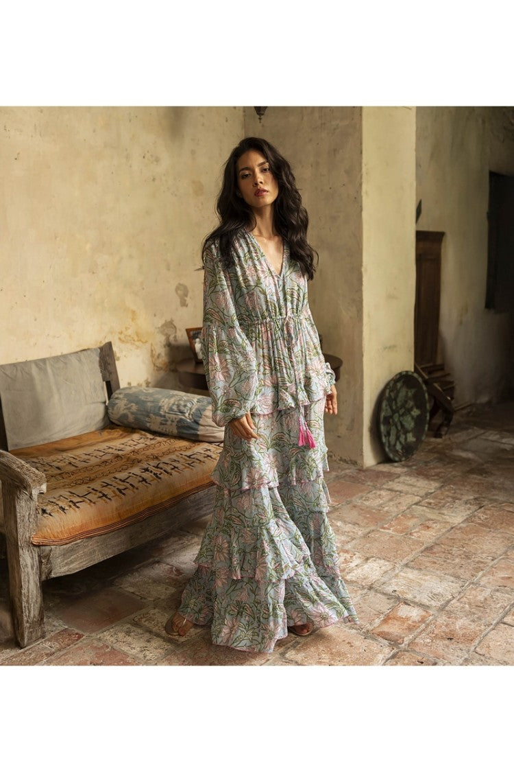 Miss June Rosa Long Dress