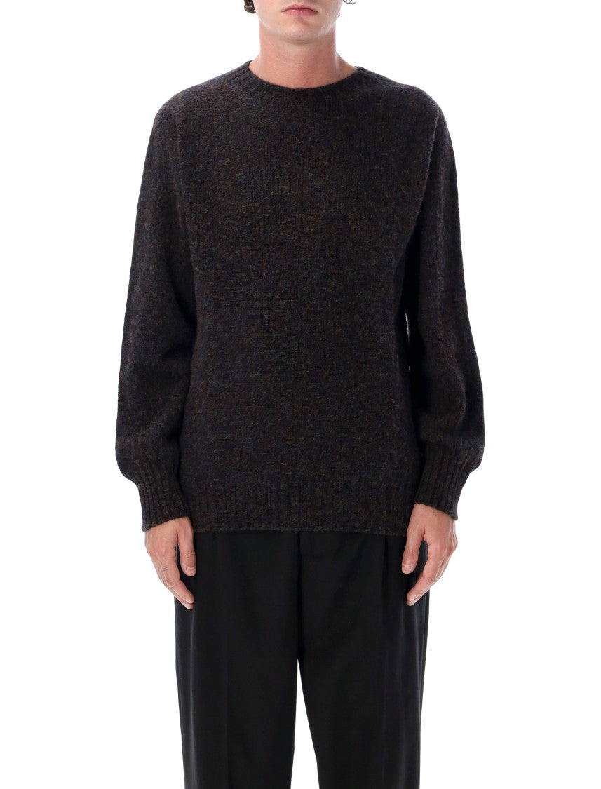 Howlin Textured Relaxed-Fit Crewneck Sweater