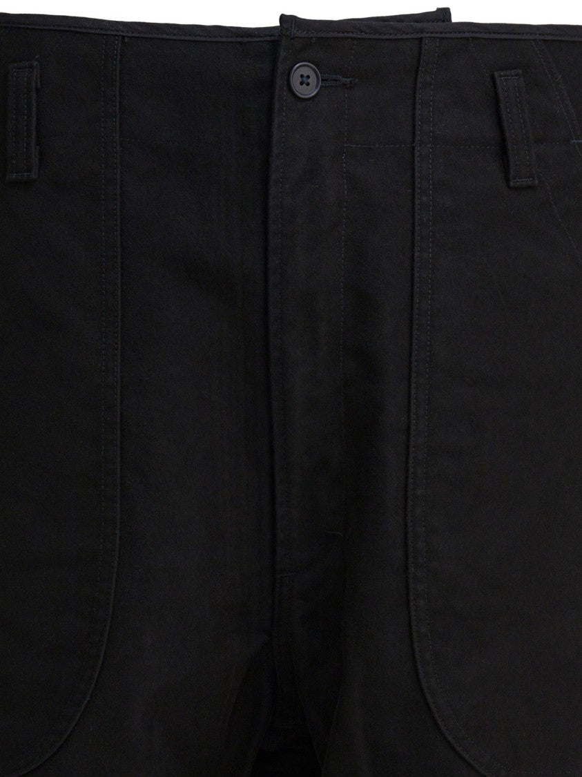 Needles Mid-Rise Pants With Voluminous Legs And Tapered Bottom