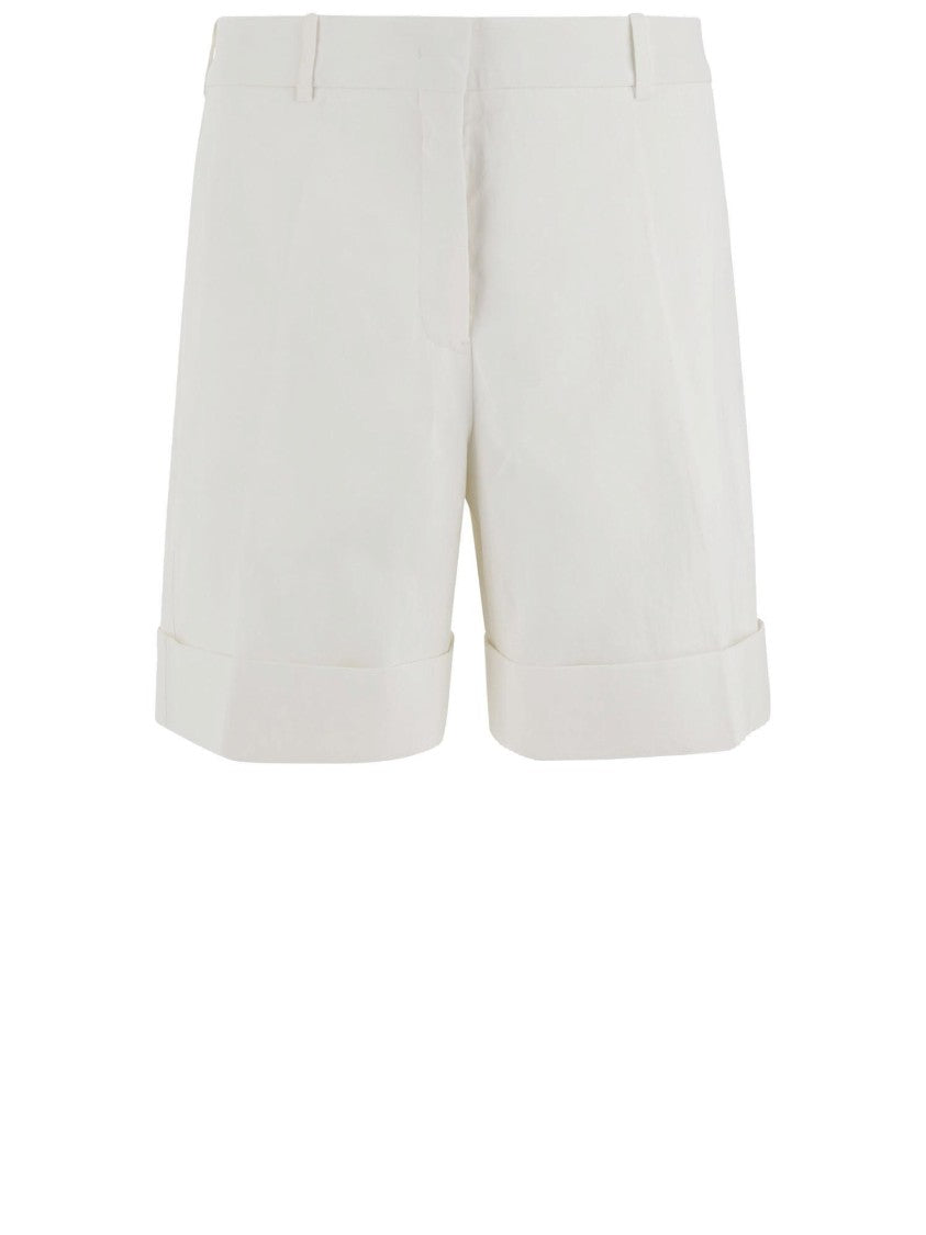 Jil Sander Tailored White Linen Pants