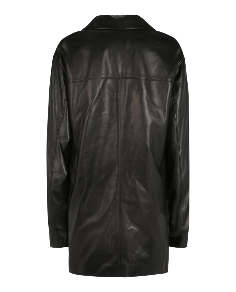 Givenchy Single-Breasted Oversized Blazer In Smooth Lambskin