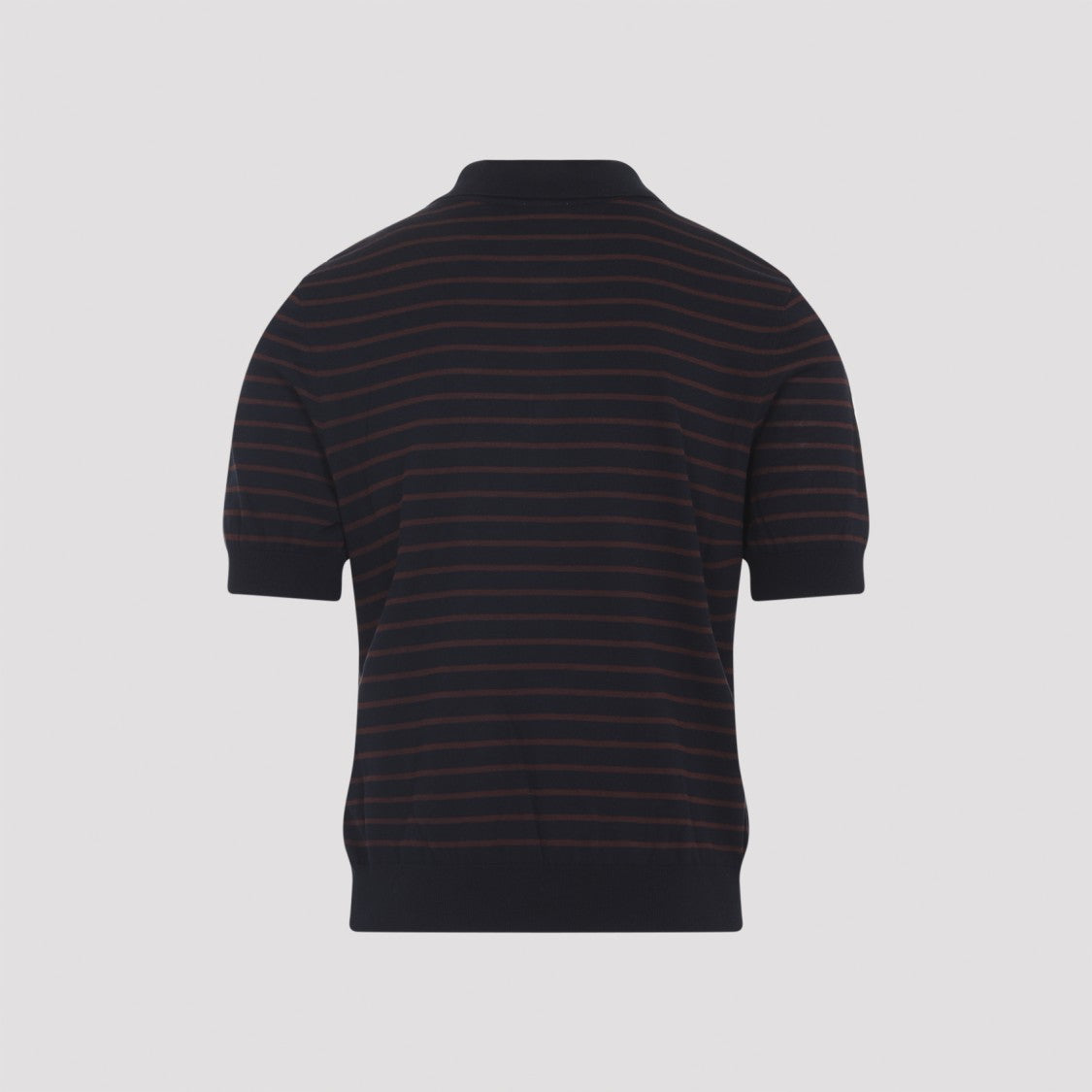 Celine Short-Sleeved Polo Sweater