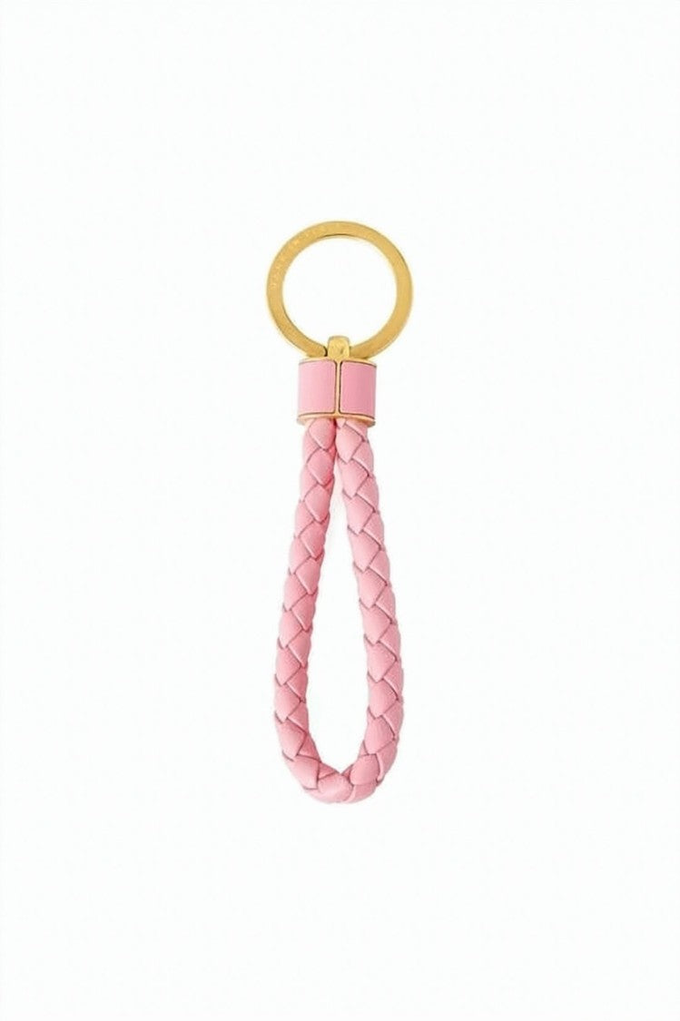 Bottega Veneta Braided Lambskin Leather Keyring