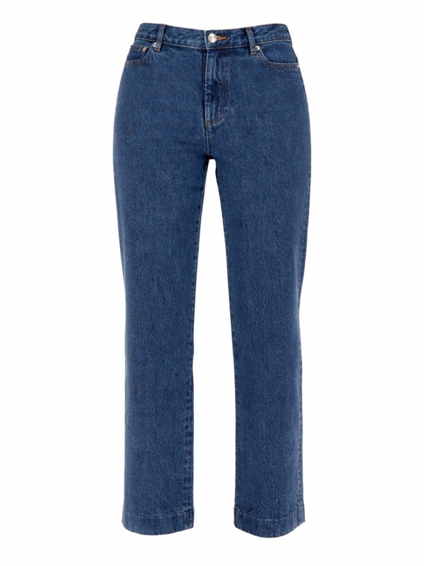 A.P.C. New Sailor Deep Blue Cotton Jeans
