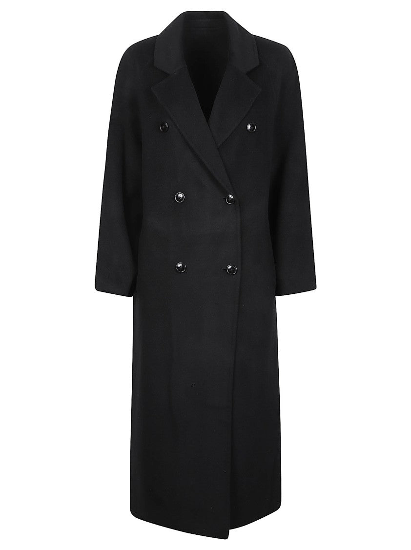 Loulou De Saison Irvin Double-Breasted Wool-Cashmere Long Coat