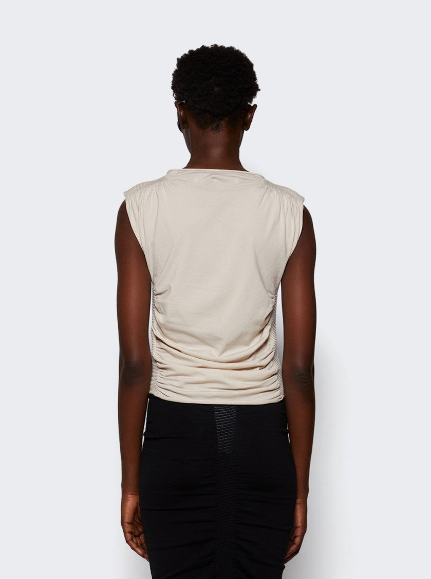 Alexander Wang Ruched Tank Top Cement