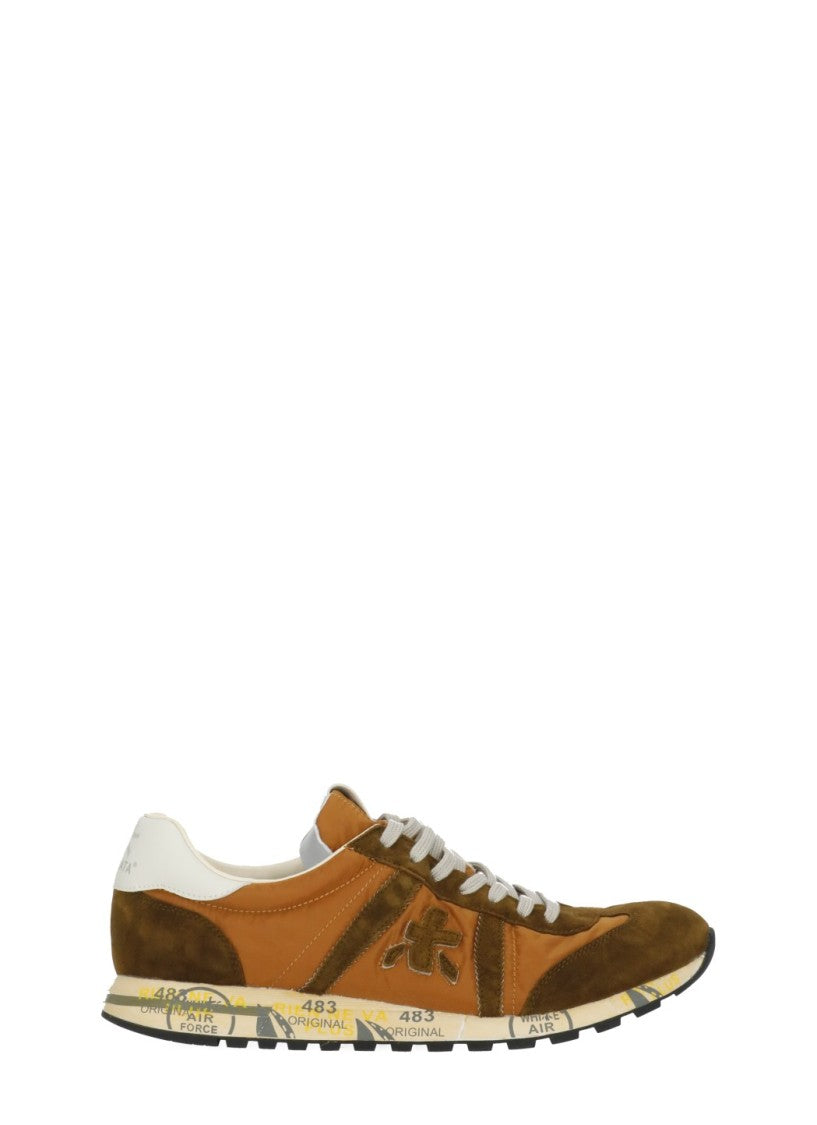 Premiata White Lucy 8191 Fabric Sneakers