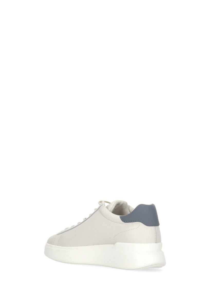 Hogan White H580 Leather Sneakers