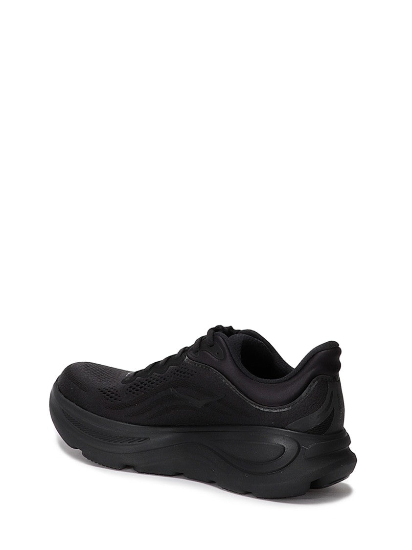 Hoka Sleek All-Black Sneakers With Cushioned Sole