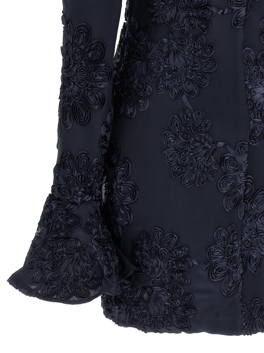 Rotate Birger Christensen '3D Mesh Mini' Dress