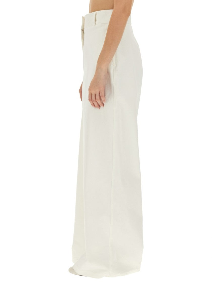 Jil Sander High-Waisted Wide Leg Pants With Clean Lines