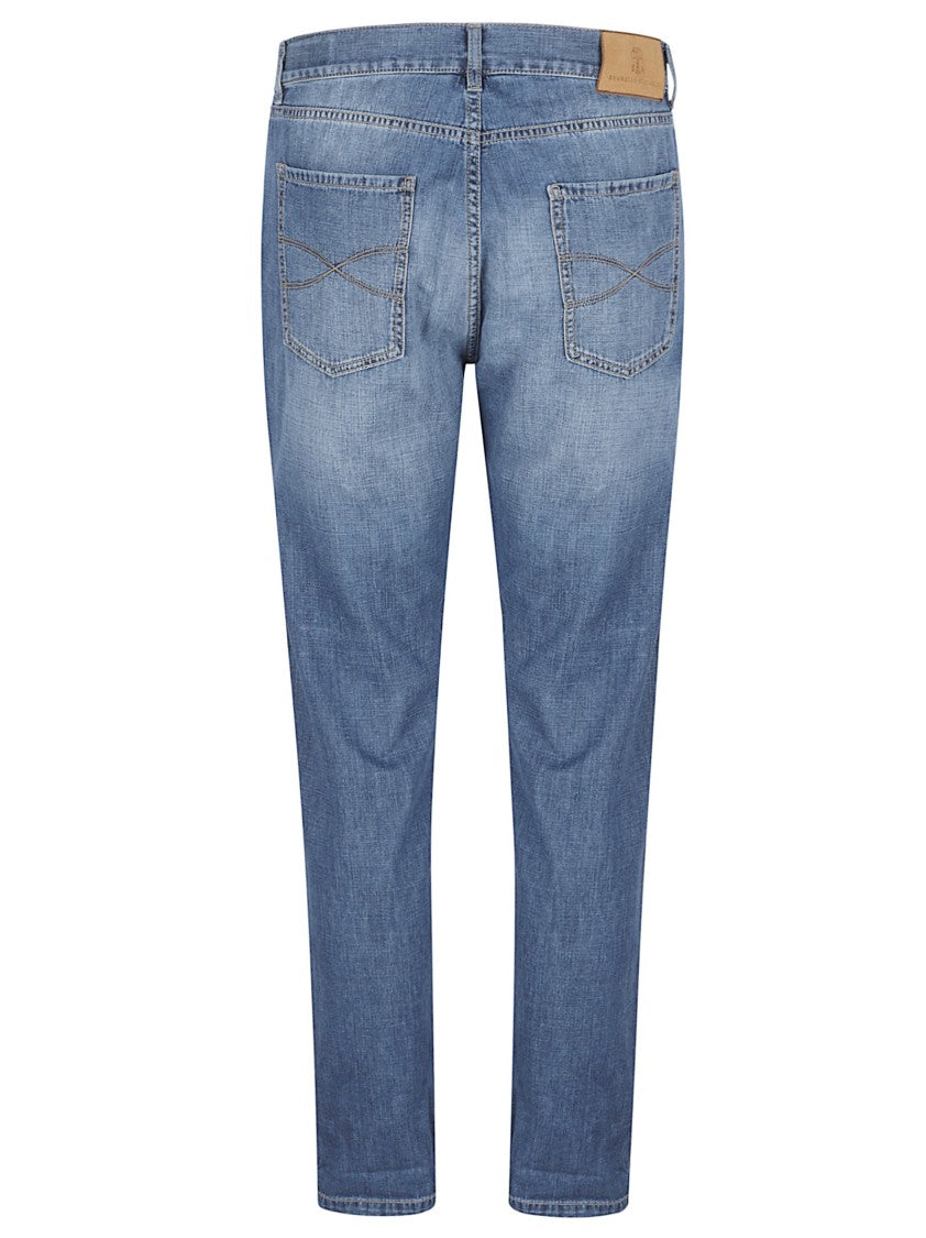 Brunello Cucinelli Straight-Leg Denim Jeans